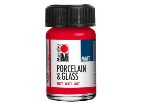 Marabu Peinture 'Porcelain & Glass', mat, 15 ml, cerise