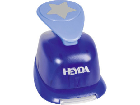 HEYDA Perforatrice à motif 'étoile', grand, couleur: bleu