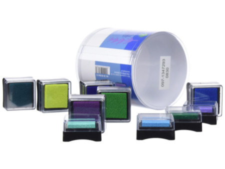 HEYDA Set de tampons encreurs 'Aqua', 10 tampons encreurs