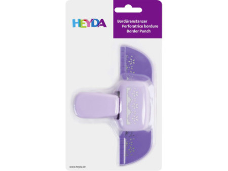 HEYDA Perforatrice à motif 'fleur', couleur: violet