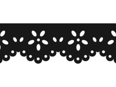HEYDA Perforatrice à motif 'fleur', couleur: violet