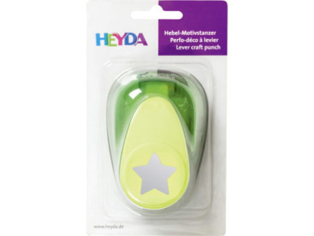 HEYDA Perforateur à motif XL 'Étoile', couleur: vert