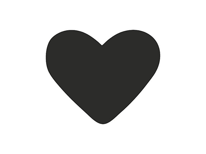 HEYDA Perforateur à motif XXL 'coeur', couleur: vert