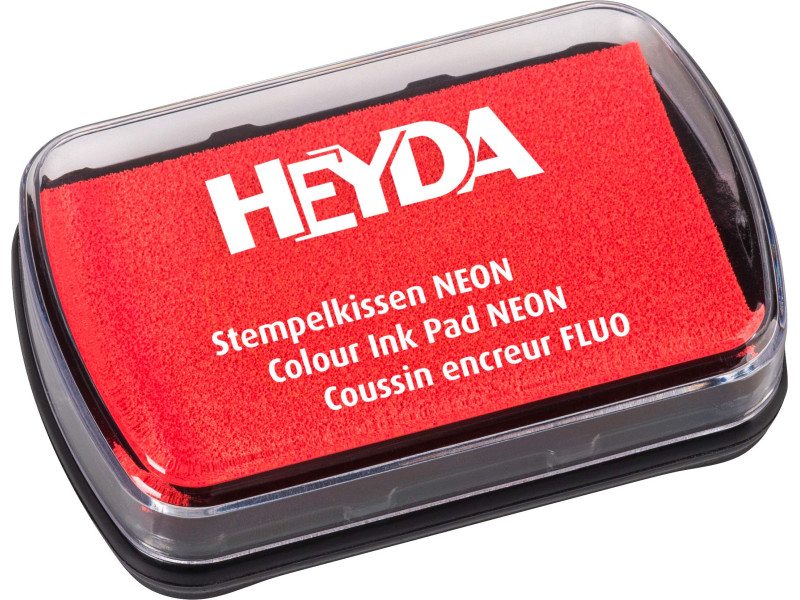 HEYDA Tampon encreur 'Fluo', rouge fluo