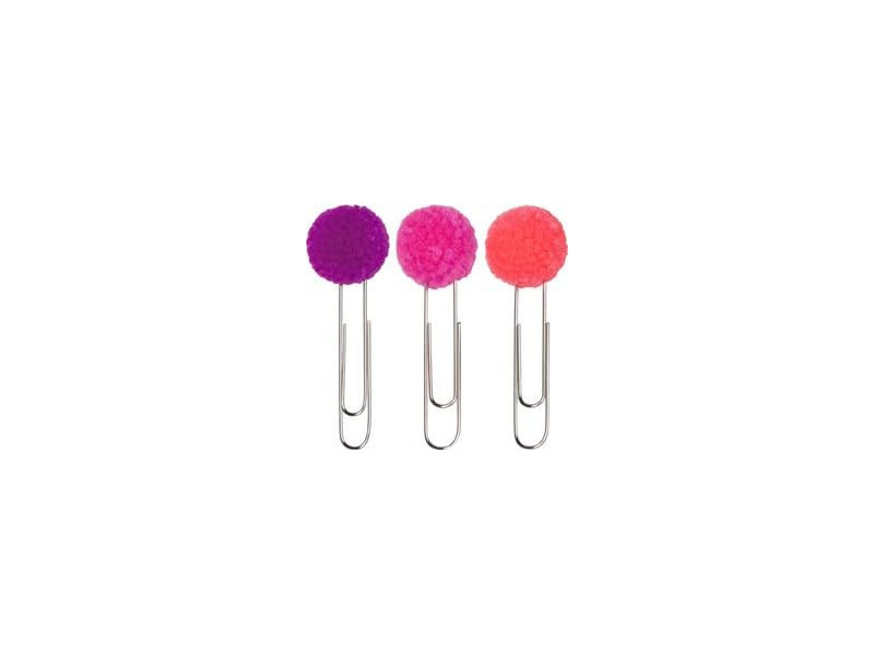 KNORR prandell Set de trombones à pompon 'Fluo', assorti