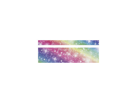HEYDA Ruban adhésif décoratif 'Rainbow Glitter'