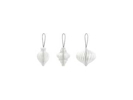 HEYDA Set décoration 'Goutte en nid d'abeille', vert
