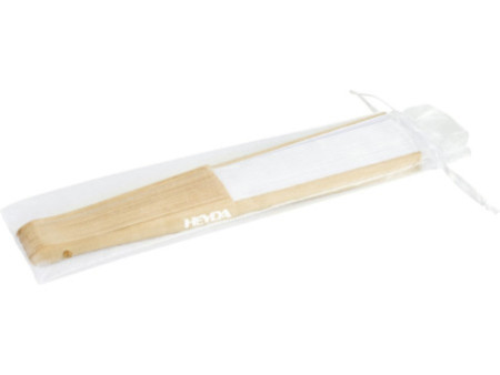 HEYDA Eventail en papier, largeur: 460 mm, blanc