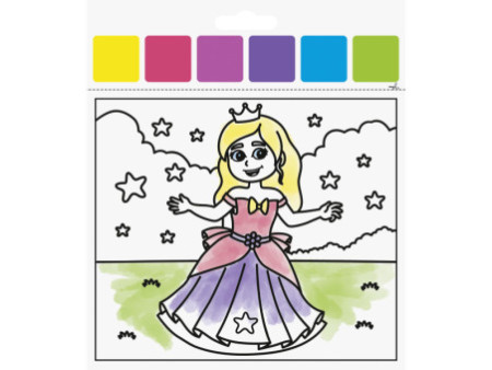 HEYDA Kit d'aquarelles 'Princesse', 10 motifs
