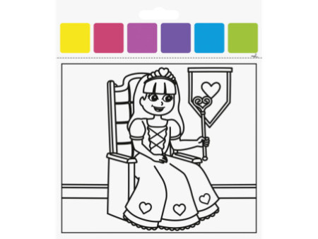 HEYDA Kit d'aquarelles 'Princesse', 10 motifs
