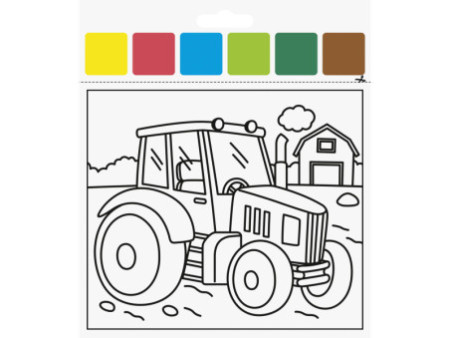 HEYDA Kit d'aquarelles 'Ferme', 10 motifs