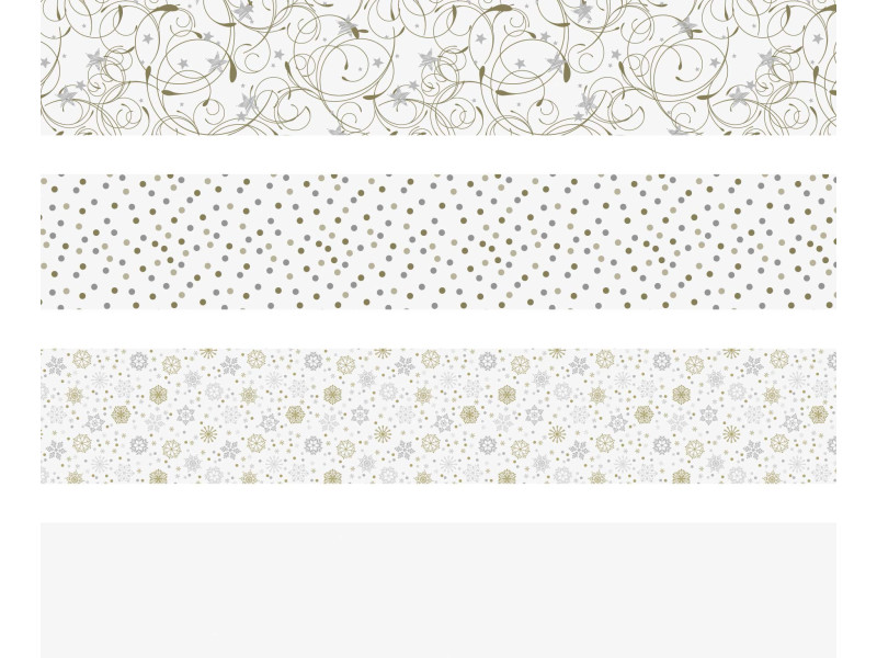 HEYDA Bande de papier à plier pour mini-étoiles, blanc