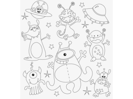 HEYDA Kit de coloriage 3D 'Cosmos', 15 pièces