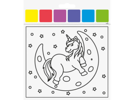 HEYDA Kit d'aquarelles 'Licorne', 10 motifs