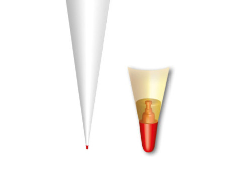 ROTH support pour cornet surprise, rond, 70 cm,blanc