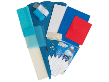 ROTH Kit de bricolage de cornet scolaire 'dauphin', hexago-