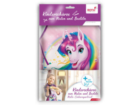 ROTH Tablier de peinture 'Licorne', poche frontale