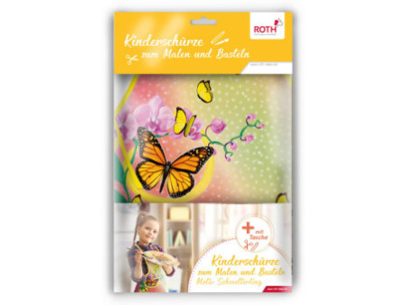 ROTH Tablier de peinture 'Papillon', poche frontale