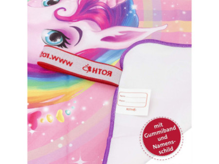 ROTH Serviette de bain pour enfants 'Licorne', 600 x 1.200mm