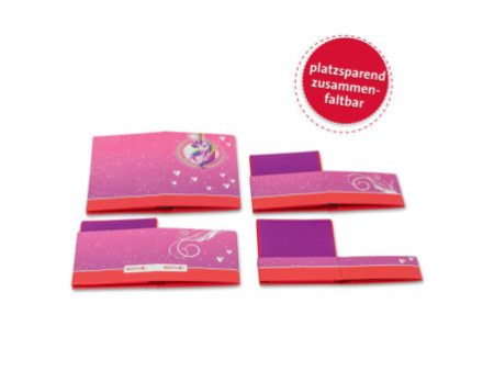 ROTH Set de pots à crayons 'Licorne', en carton, 4 pots
