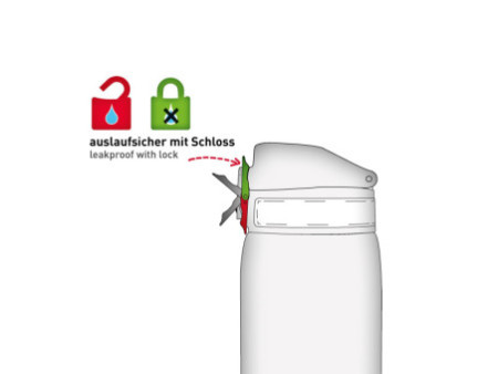 ROTH Gourde isotherme 'tyrannosaure', 350 ml