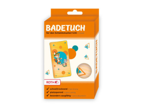 ROTH Serviette de bain pour enfants 'Fredo & Fitzi'