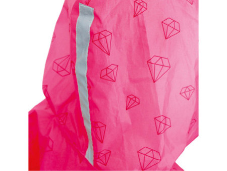 ROTH Poncho de pluie enfants ReflActions 'Diamant', rose