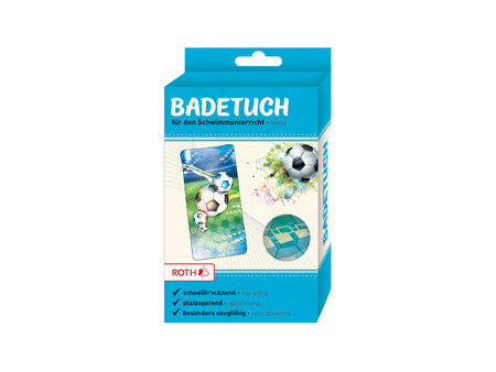 ROTH Serviette de bain pour enfants 'Football'
