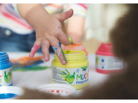 KREUL Gouache aux doigts 'MUCKI', 750 ml, violet