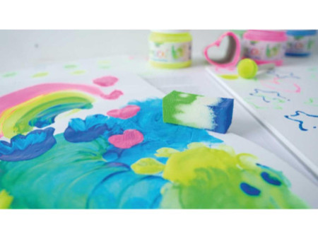 KREUL Gouache aux doigts 'MUCKI', 150 ml, kit de 6