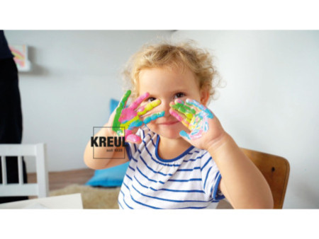 KREUL Gouache aux doigts 'MUCKI', 150 ml, kit de 6