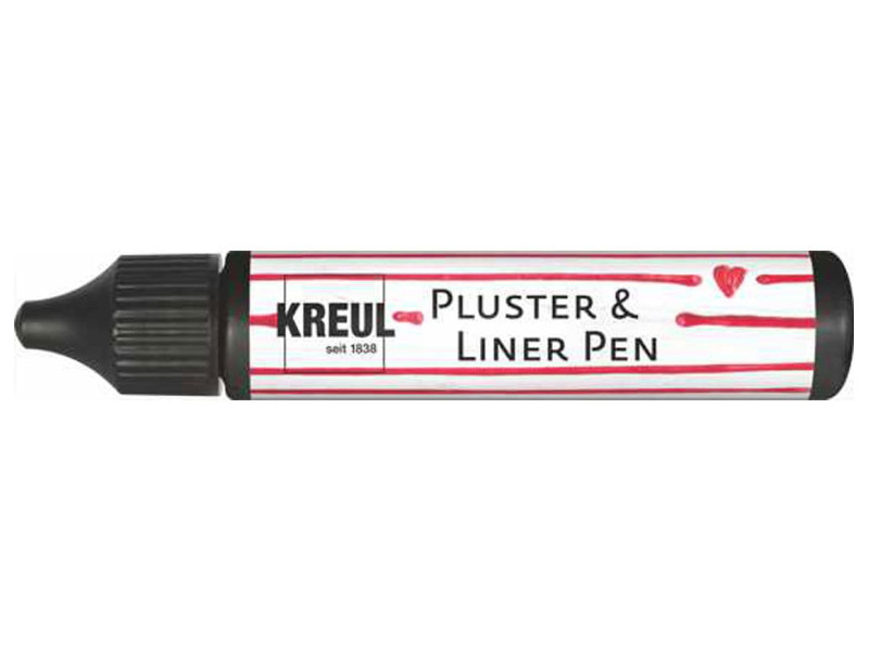 KREUL Pluster & Liner Pen, 29 ml, noir