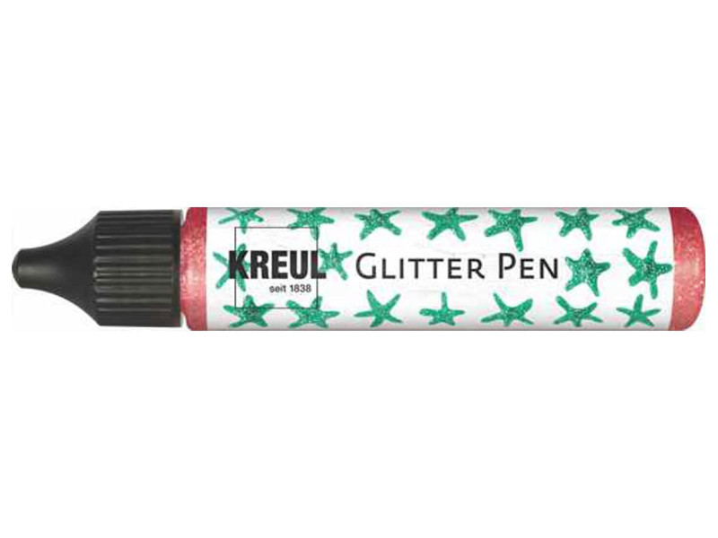 KREUL Glitter Pen, 29 ml, rouge
