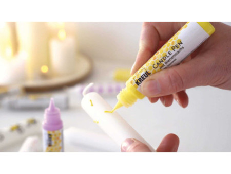 KREUL Marqueur pour bougies, 29 ml, jaune