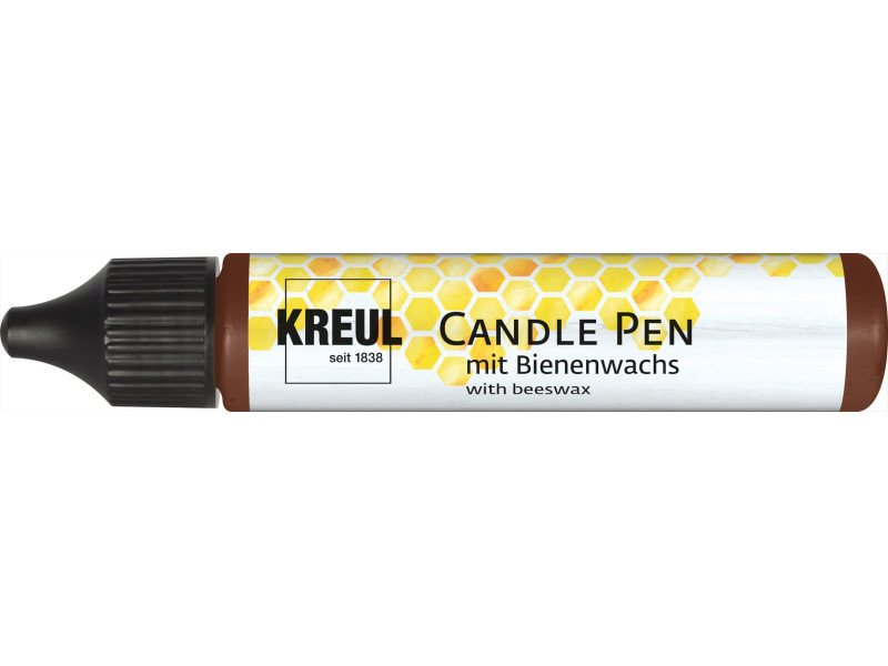 KREUL Marqueur pour bougies, 29 ml, marron