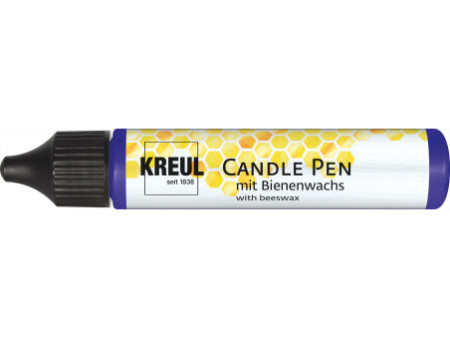 KREUL Marqueur pour bougies, 29 ml, bleu royal
