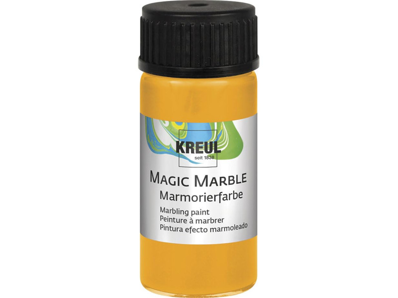 KREUL Peinture à marbrer 'Magic Marble', 20 ml, jaune soleil
