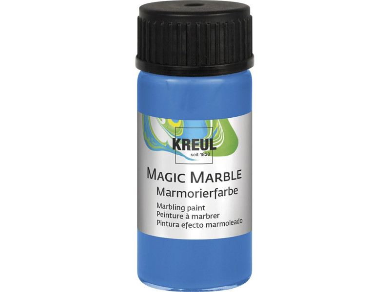 KREUL Peinture à marbrer 'Magic Marble', 20 ml, bleu