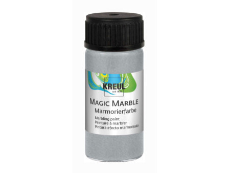 KREUL Peinture à marbrer 'Magic Marble', 20 ml, argent