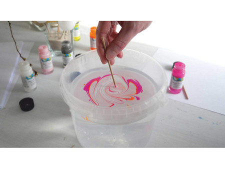 KREUL Peinture à marbrer 'Magic Marble',kit couleurs de base