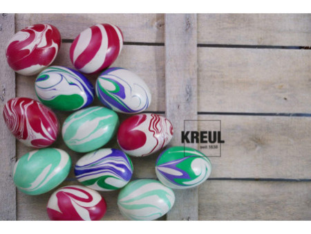 KREUL Peinture à marbrer 'Magic Marble',kit couleurs de base