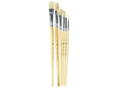 KREUL Set de pinceaux brosse Hobby Line 'Ecole + loisirs'