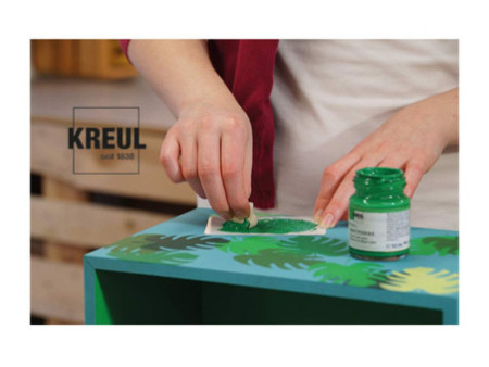 KREUL Peinture mate acrylique Hobby Line, set créatif 6 x