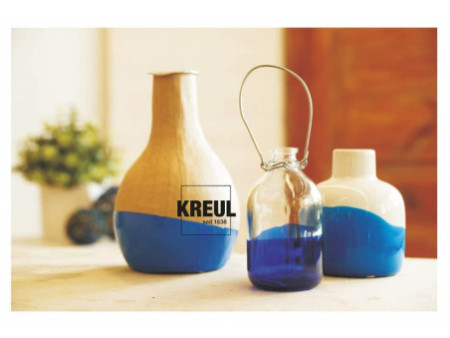 KREUL Peinture acrylique brillante, set de base 6 x 20 ml