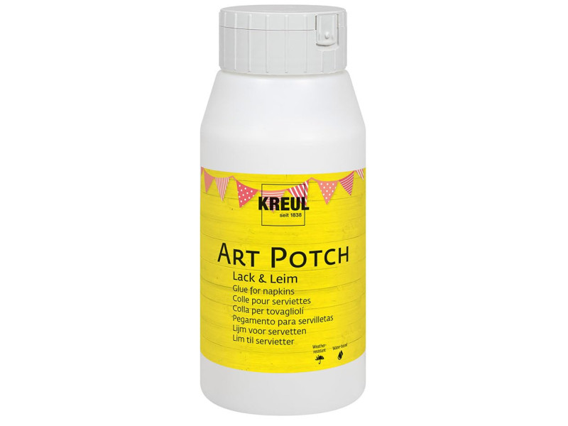 KREUL Vernis & colle pour serviette ART POTCH, mate, 750 ml
