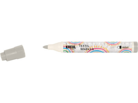 KREUL Marqueur textile medium, gris