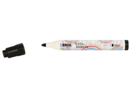 KREUL Marqueur textile medium, noir