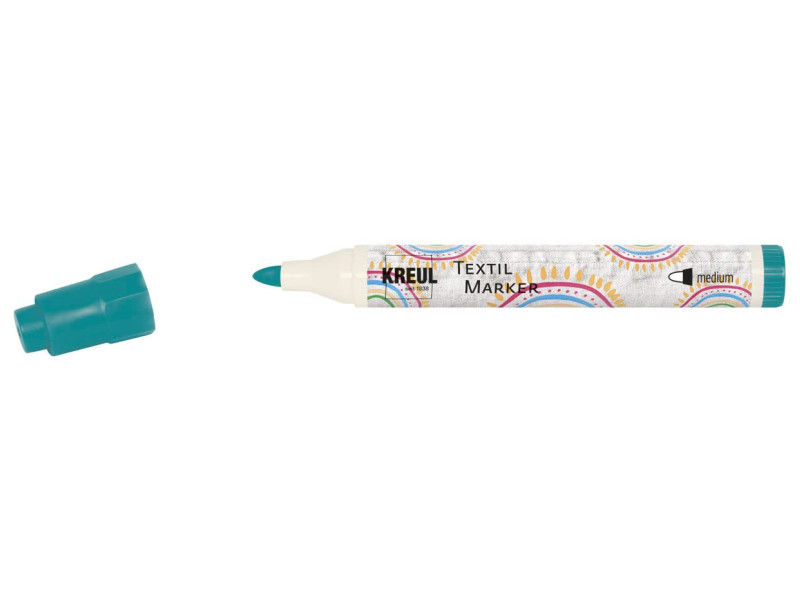 KREUL Marqueur textile medium, turquoise
