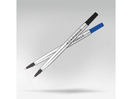 PARKER Recharge pour rollerball QUINK, blister de 2, noir