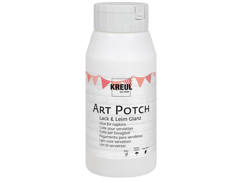 KREUL Vernis et colle pour serviettes ART POTCH, brillant